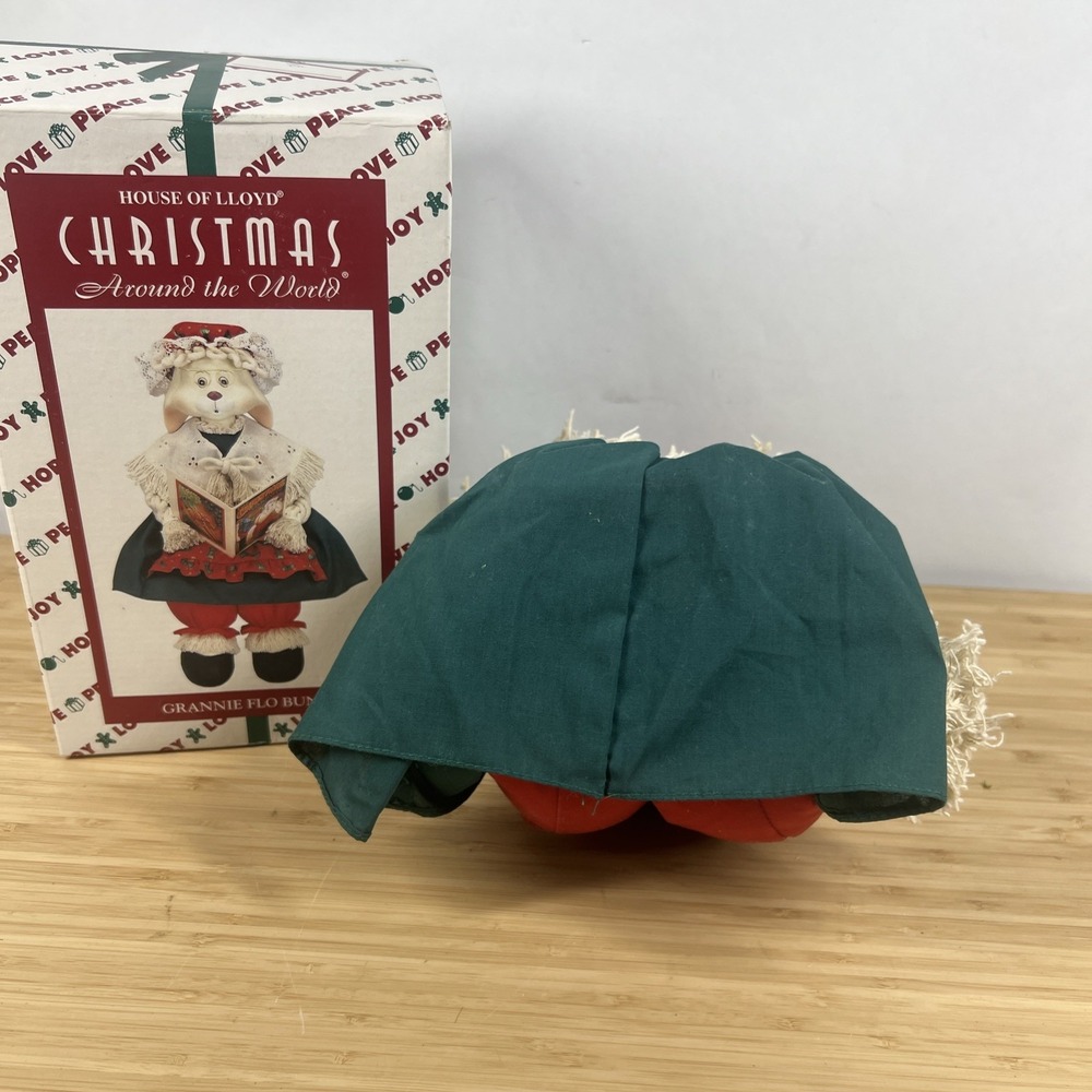 House of Lloyd Christmas Around the World Grannie Flo Bunny 1996 New In box - Picture 7 of 9